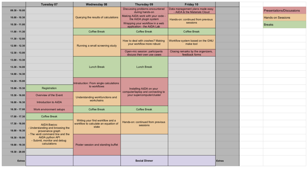 schedule